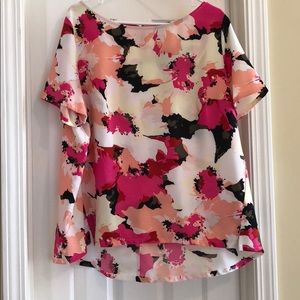 Target (Ava & Viv) Abstract Floral Blouse